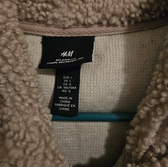 H&M FLEECE COAT - Picture 2 of 4